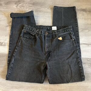 Vintage black Levi’s 512’s slim fit faded denim jeans